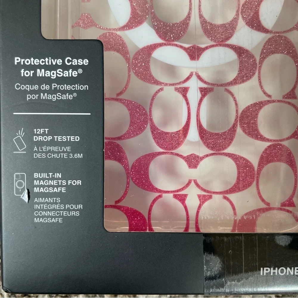 COACH iPhone 15 Pro Max Cellphone Case NEW